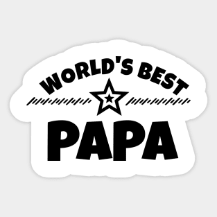 World's Best Papa Sticker